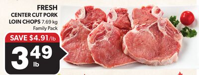FRESH CENTER CUT PORK LOIN CHOPS
