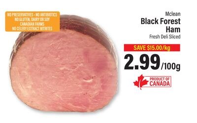 Mclean Black Forest Ham