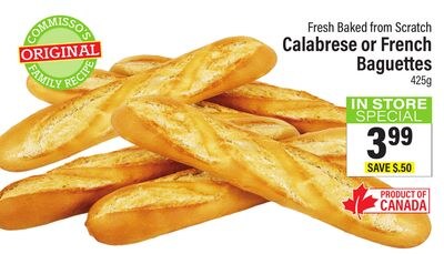 Calabrese or French Baguettes