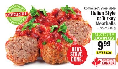 Commisso's Store Made Italian Style or Turkey M…