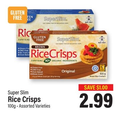 Super Slim Rice Crisps