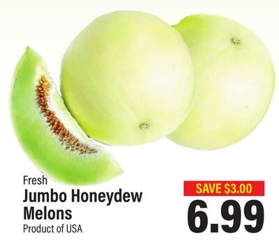 Fresh Jumbo Honeydew Melons