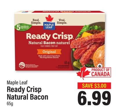 Maple Leaf Ready Crisp Natural Bacon