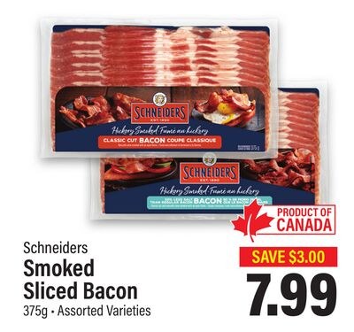 Schneiders Smoked Sliced Bacon