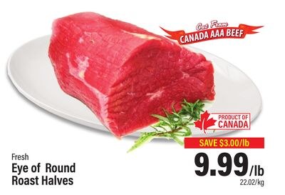 Eye of Round Roast Halves
