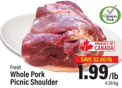 Whole Pork Picnic Shoulder