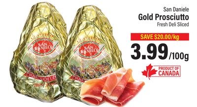 San Daniele Gold Prosciutto
