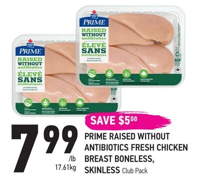 PRIME RAISED WITHOUT ANTIBIOTICS FRESH CHICKEN …