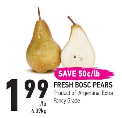 FRESH BOSC PEARS