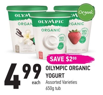 OLYMPIC ORGANIC YOGURT