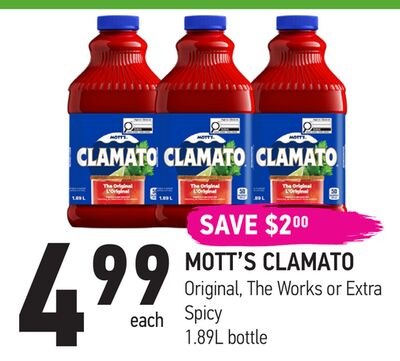MOTT'S CLAMATO