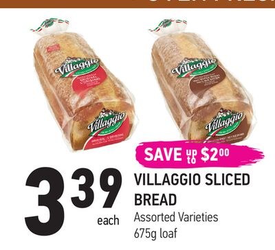 VILLAGGIO SLICED BREAD