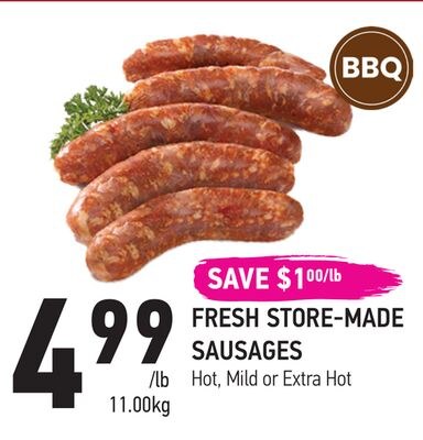 FRESH STORE-MADE SAUSAGES
