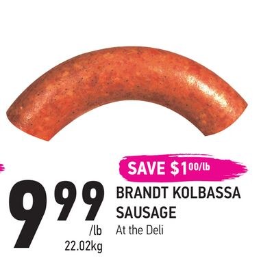 BRANDT KOLBASSA SAUSAGE