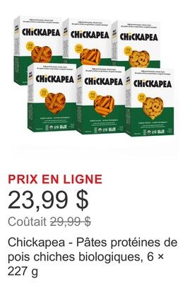 Chickapea - Pâtes protéines de pois chiches bio…