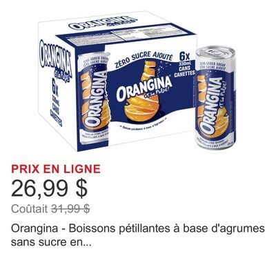 Orangina - Boissons pétillantes à base d'agrume…