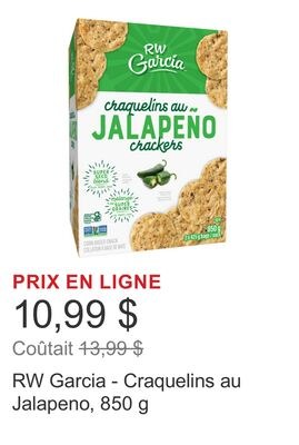 RW Garcia - Craquelins au Jalapeno, 850 g