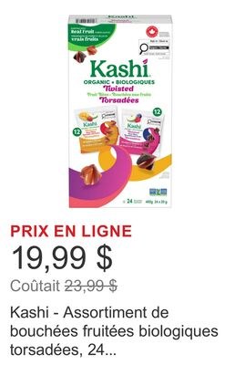 Kashi - Assortiment de bouchées fruitées biolog…