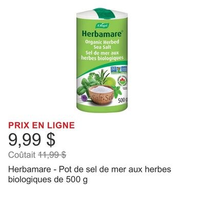 Herbamare - Pot de sel de mer aux herbes biolog…