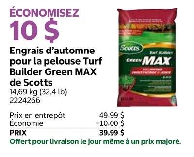 Engrais d'automne pour la pelouse Turf Builder …