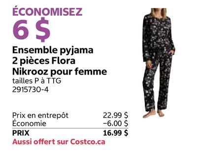 Ensemble pyjama 2 pièces Flora Nikrooz pour fem…