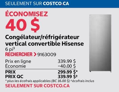 Congélateur/réfrigérateur vertical convertible …