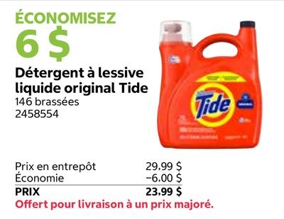 Détergent à lessive liquide original Tide