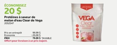 Protéines à saveur de melon d'eau Clear de Vega