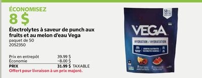 Électrolytes à saveur de punch aux fruits et au…