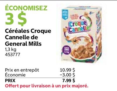 Céréales Croque Cannelle de General Mills