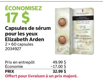 Capsules de sérum pour les yeux Elizabeth Arden