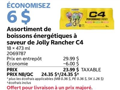 Assortiment de boissons énergétiques à saveur d…