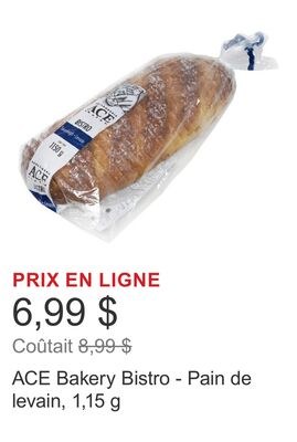 ACE Bakery Bistro - Pain de levain, 1,15 g