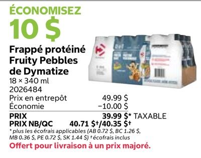Frappé protéiné Fruity Pebbles de Dymatize