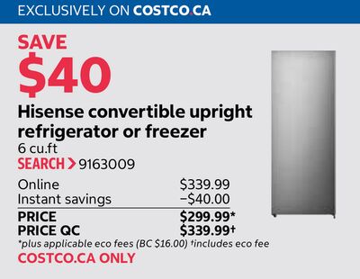 Hisense convertible upright refrigerator or fre…