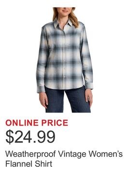 Weatherproof Vintage Women's Flannel Shirt