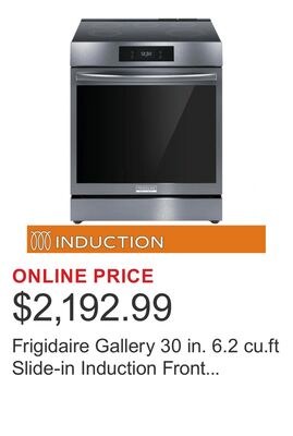 Frigidaire Gallery 30 in. 6.2 cu.ft Slide-in In…