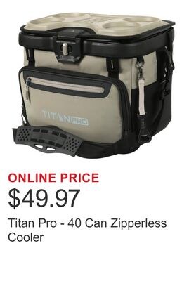 Titan Pro - 40 Can Zipperless Cooler