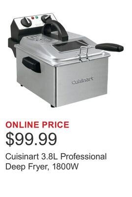 Cuisinart 3.8L Professional Deep Fryer, 1800W