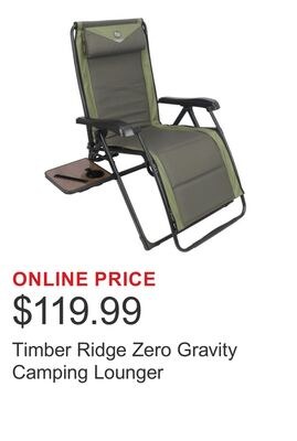 Timber Ridge Zero Gravity Camping Lounger