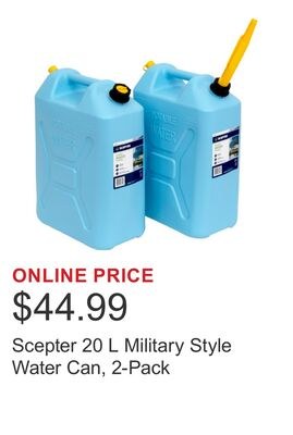 Scepter 20 L Military Style Water Can, 2-Pack