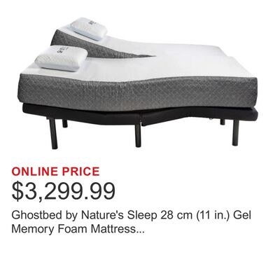 Ghostbed by Nature's Sleep 28 cm (11 in.) Gel M…
