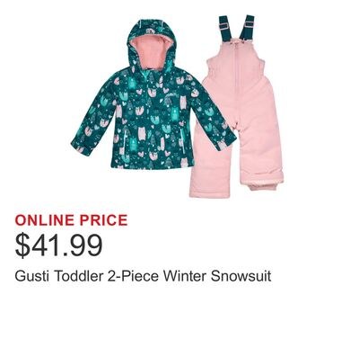 Gusti Toddler 2-Piece Winter Snowsuit