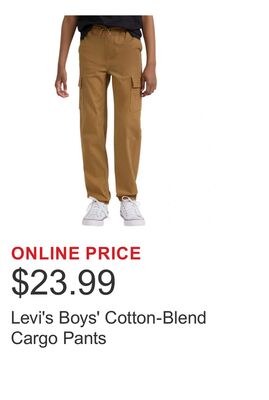 Levi's Boys' Cotton-Blend Cargo Pants