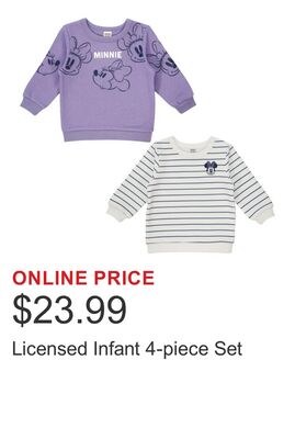 Licensed Infant 4-piece Set
