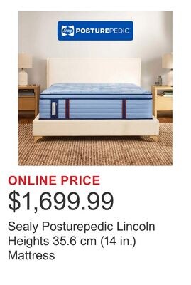 Sealy Posturepedic Lincoln Heights 35.6 cm (14 …