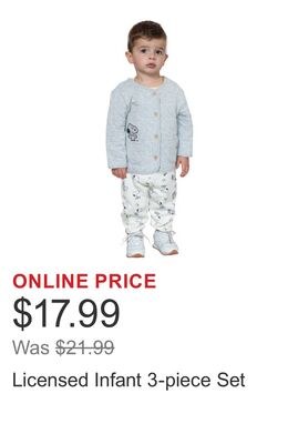 Licensed Infant 3-piece Set