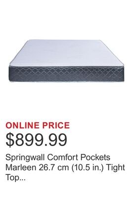 Springwall Comfort Pockets Marleen 26.7 cm (10.…
