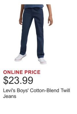 Levi's Boys' Cotton-Blend Twill Jeans