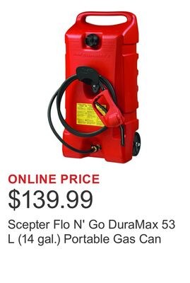Scepter Flo N' Go DuraMax 53 L (14 gal.) Portab…